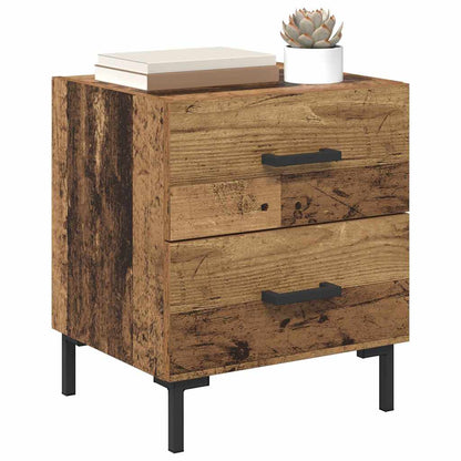 Armadio da Notte con cassetto Legno vecchio 40 x 35 x 47,5 cm