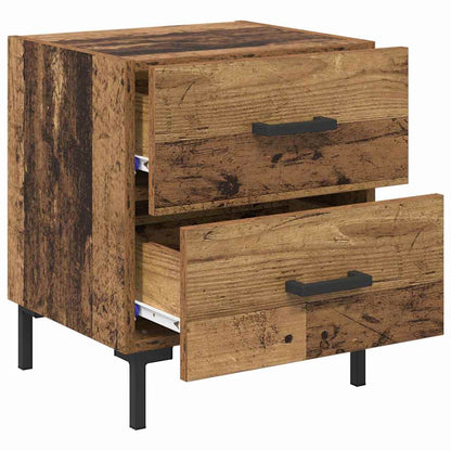 Armadio da Notte 2 pcs Legno vecchio 40 x 35 x 47,5 cm