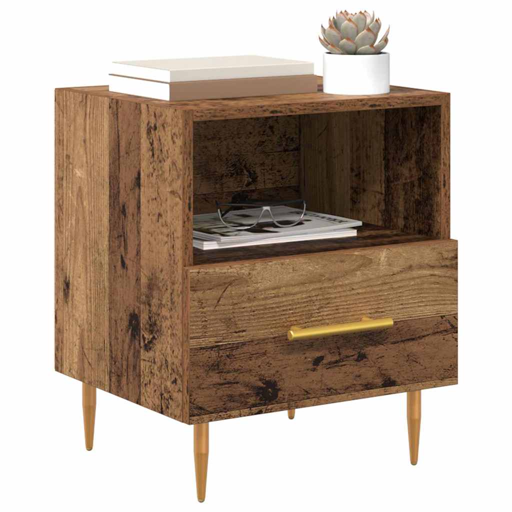 Comodino Marrone 40 x 35 x 47,5 cm Legno multistrato