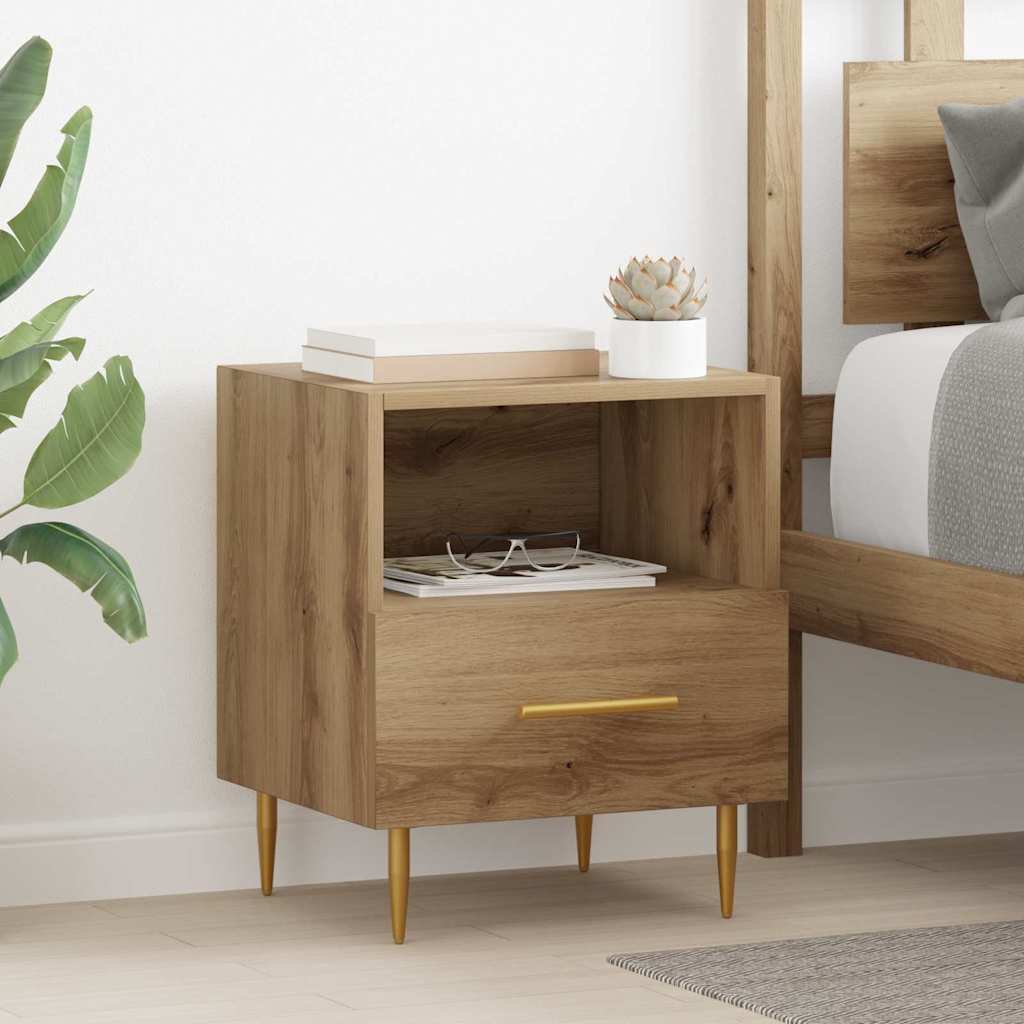 Comodino Marrone 40 x 35 x 47,5 cm Legno multistrato