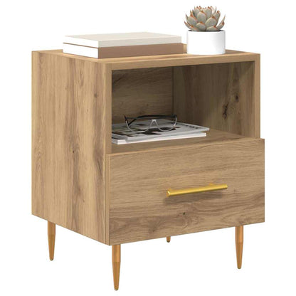 Comodino 2 pcs Marrone 40 x 35 x 47,5 cm Legno multistrato