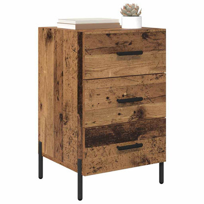 Armadio da Notte con cassetto Legno vecchio 40 x 40 x 66 cm
