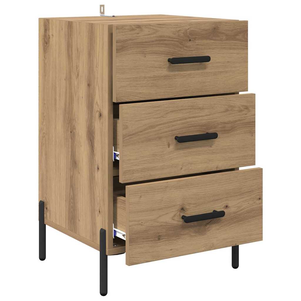 Armadio da Notte Rovere artigianale 40 x 40 x 66 cm