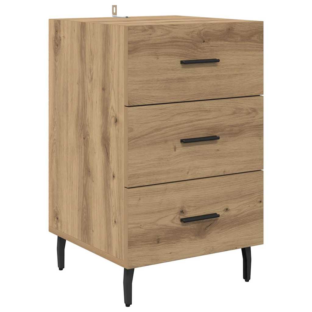 Armadio da Notte Rovere artigianale 40 x 40 x 66 cm
