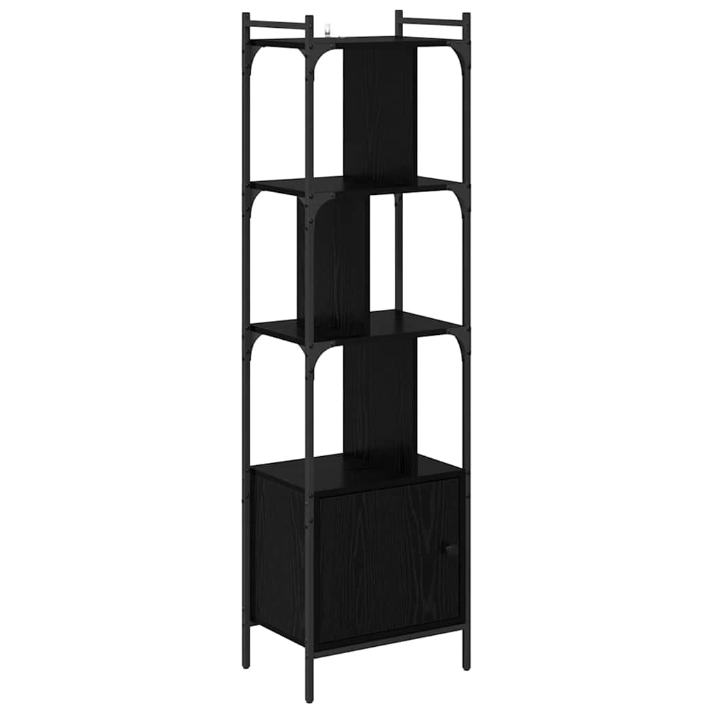 Libreria Rovere Nero 44,5 x 30 x 154,5 cm Legno multistrato