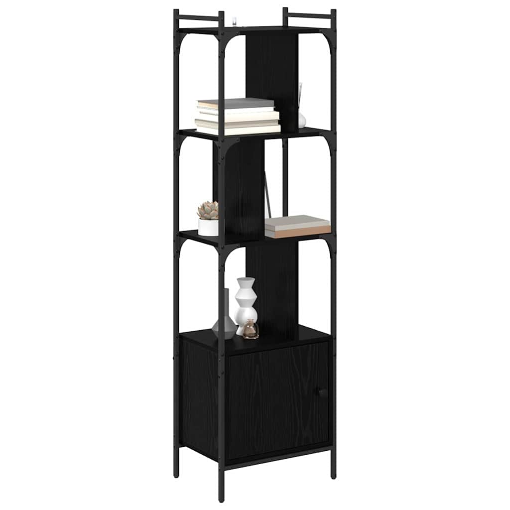 Libreria Rovere Nero 44,5 x 30 x 154,5 cm Legno multistrato