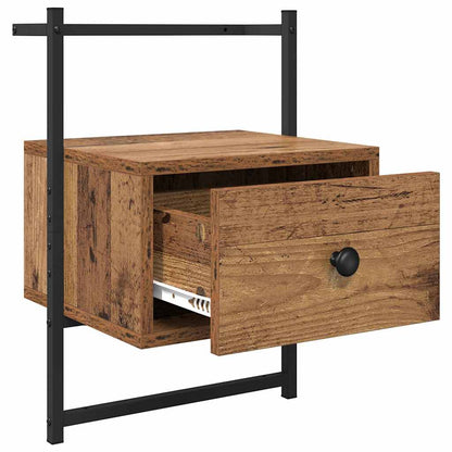Armadio da Notte 2 pcs Legno vecchio 35 x 30 x 51 cm