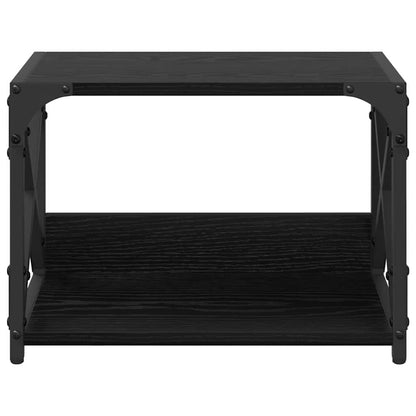 Supporto per Stampante Rovere Nero 44 x 26 x 31.5 cm