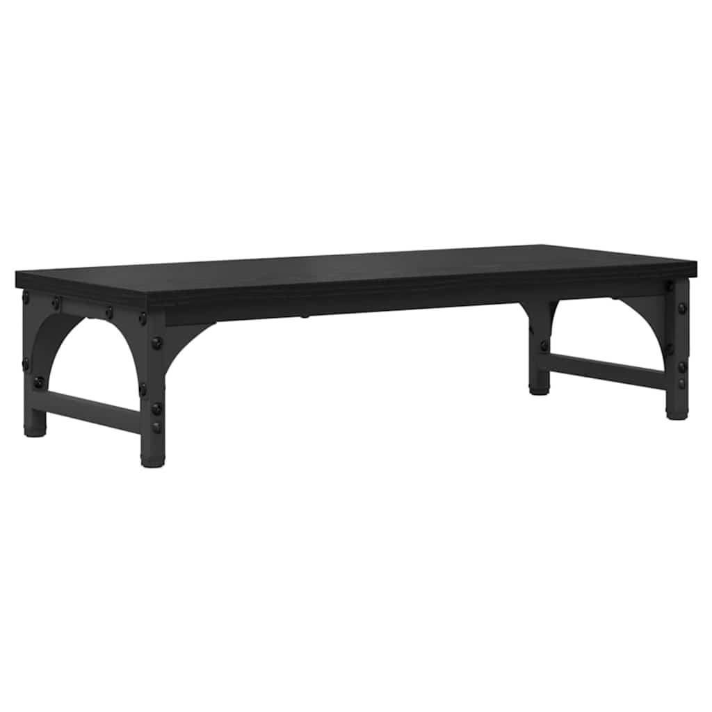 Supporto per Monitor Rovere Nero 55 x 23 x 14 cm
