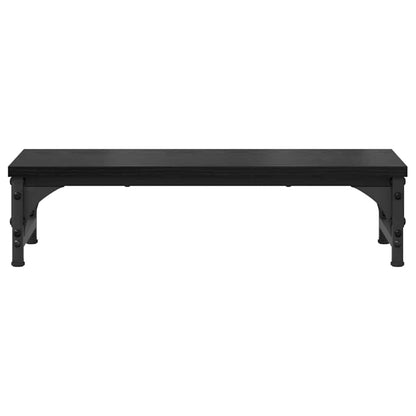 Supporto per Monitor Rovere Nero 55 x 23 x 14 cm