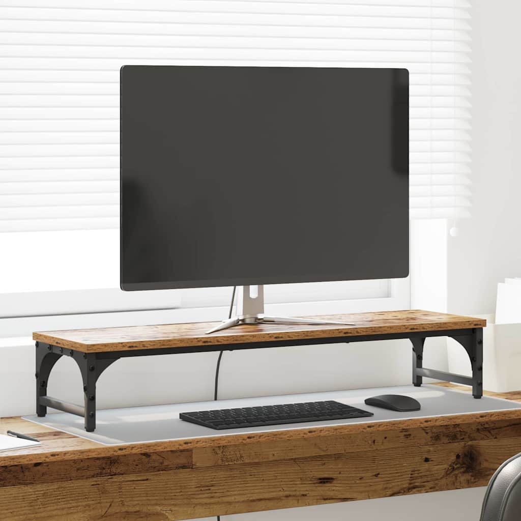 Supporto per Monitor Legno vecchio 85 x 23 x 15,5 cm