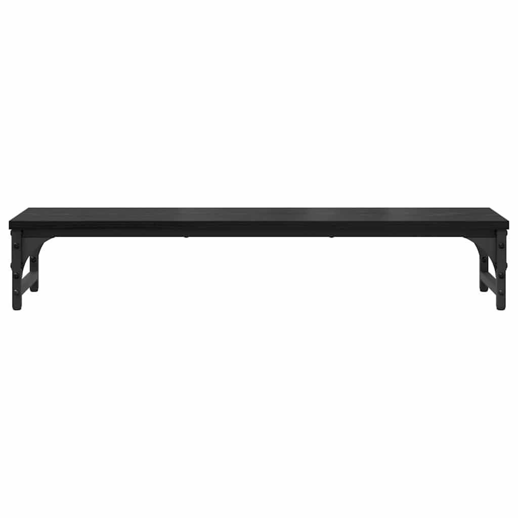 Supporto per Monitor Rovere Nero 85 x 23 x 15,5 cm