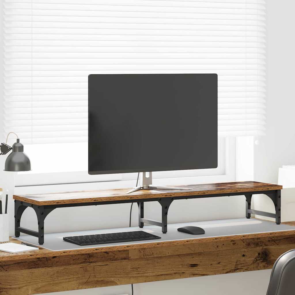 Supporto per Monitor Legno vecchio 105 x 23 x 15,5 cm