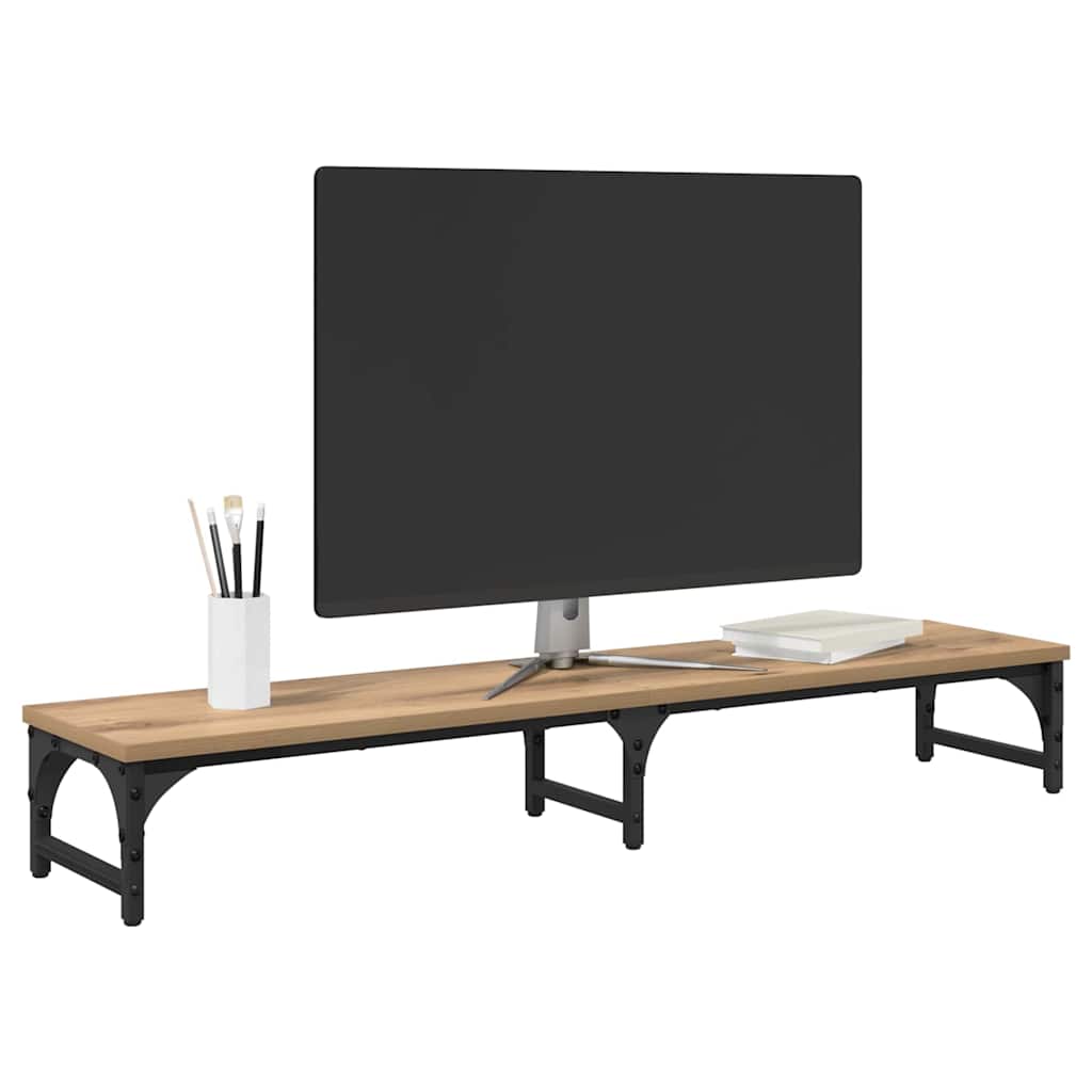 Supporto per Monitor Rovere artigianale 105 x 23 x 15,5 cm