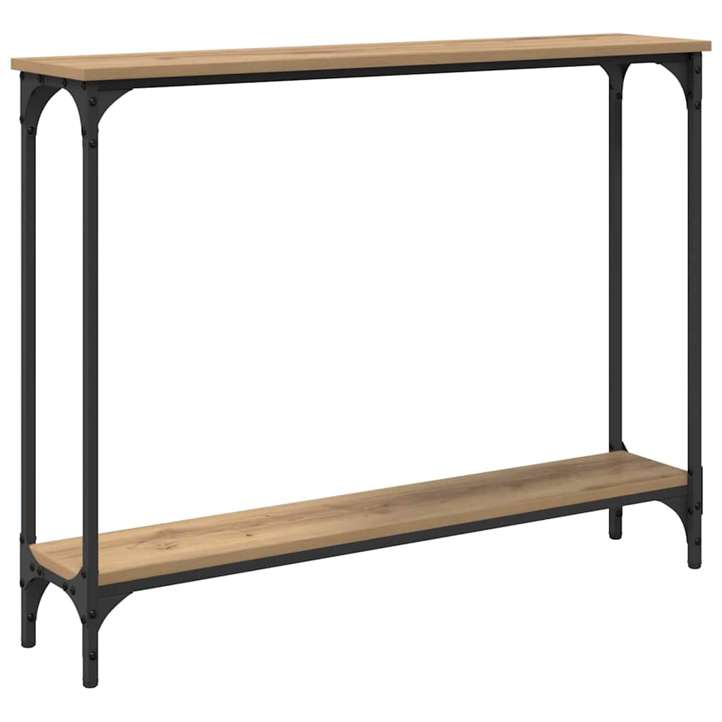 Tavolo consolle Rovere artigianale 100 x 22,5 x 75 cm