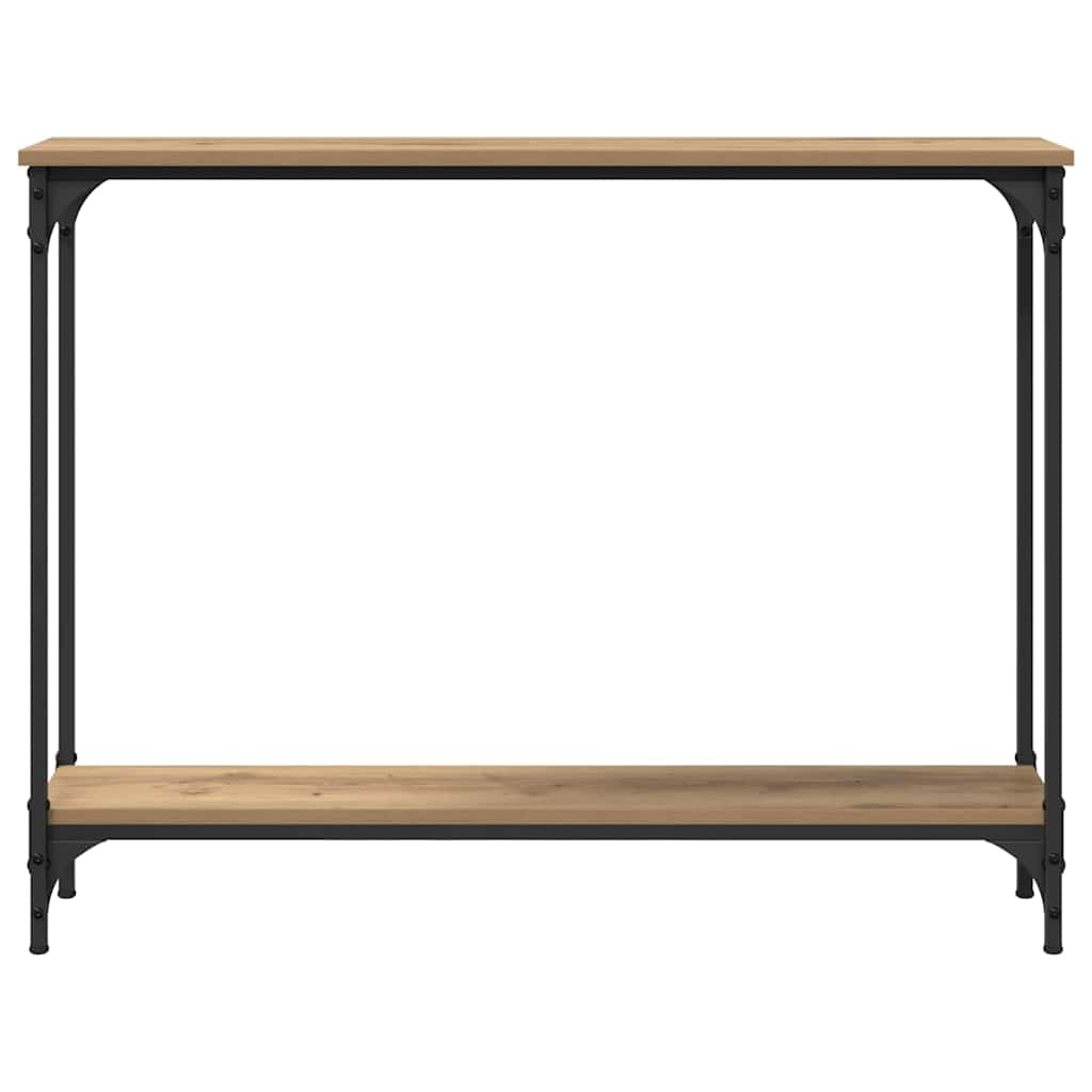 Tavolo consolle Rovere artigianale 100 x 22,5 x 75 cm
