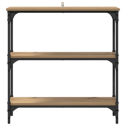 Tavolo consolle Rovere artigianale 75 x 22,5 x 75 cm