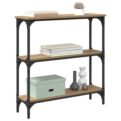Tavolo consolle Rovere artigianale 75 x 22,5 x 75 cm