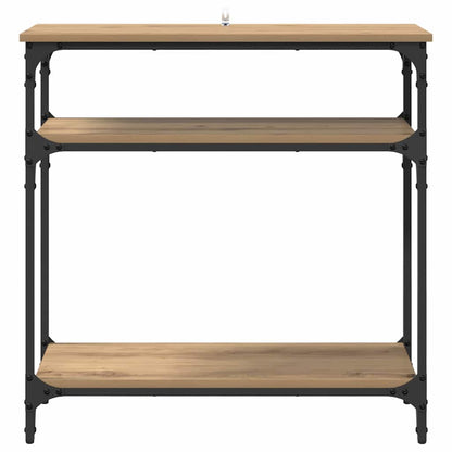 Tavolo consolle Rovere artigianale 75 x 29 x 75 cm