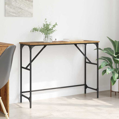 Tavolo consolle Legno vecchio 100 x 32 x 75 cm