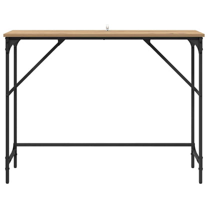 Tavolo consolle rovere artigianale 100 x 32 x 75 cm