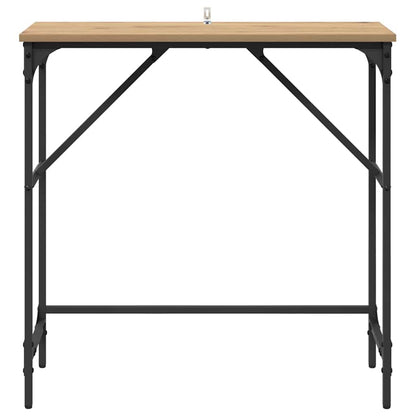 Tavolo consolle Rovere artigianale 75 x 32 x 75 cm