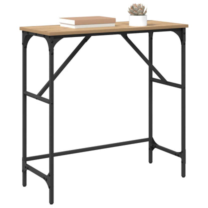 Tavolo consolle Rovere artigianale 75 x 32 x 75 cm