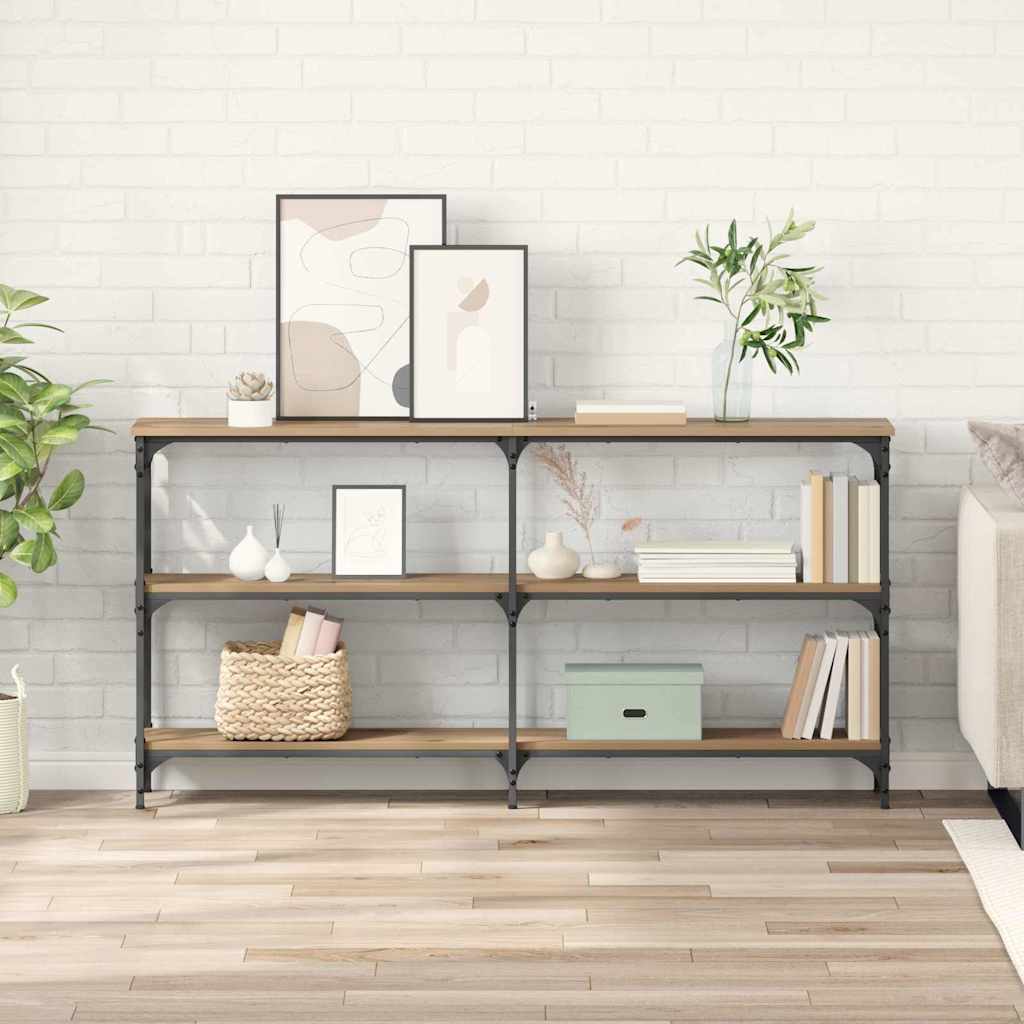 Tavolo consolle Rovere artigianale 150 x 29 x 75 cm