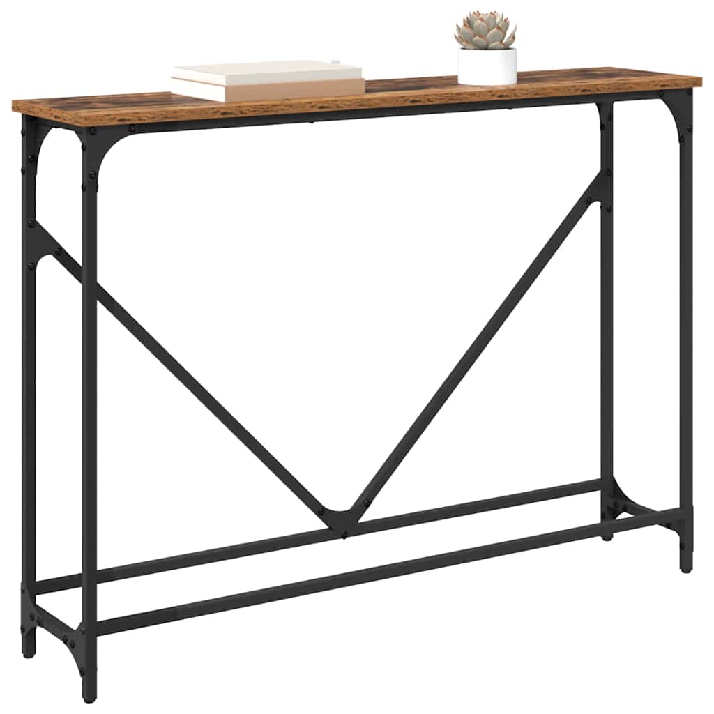 Tavolo consolle Legno vecchio 102 x 23 x 75 cm
