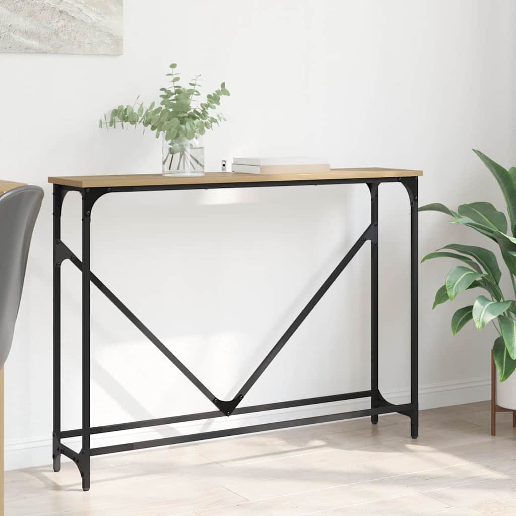 Tavolo consolle Rovere artigianale 102 x 23 x 75 cm