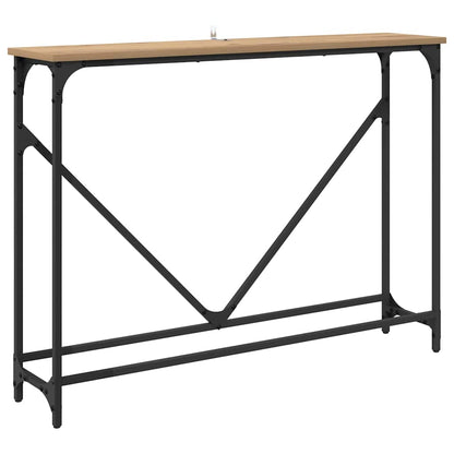 Tavolo consolle Rovere artigianale 102 x 23 x 75 cm