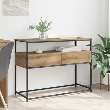 Tavolo consolle Rovere artigianale 100 x 40 x 75 cm