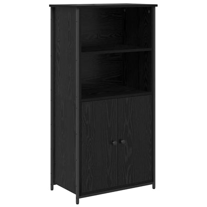 Credenza Rovere Nero 62 x 36 x 121,5 cm Legno multistrato