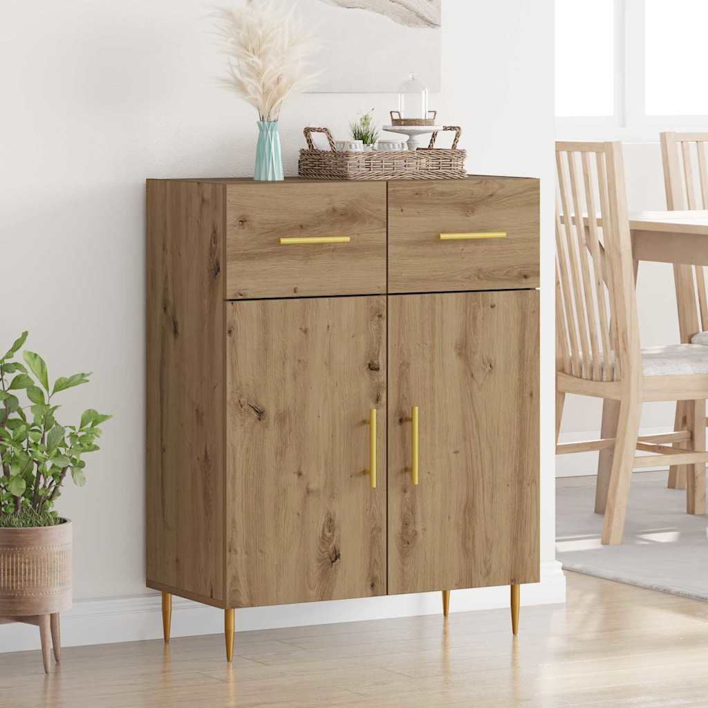 Credenza Rovere artigianale 69,5 x 34 x 90 cm Legno multistrato