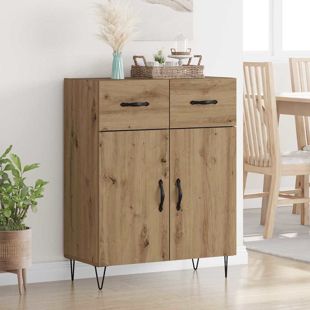 Credenza Rovere artigianale 69,5 x 34 x 90 cm Legno multistrato