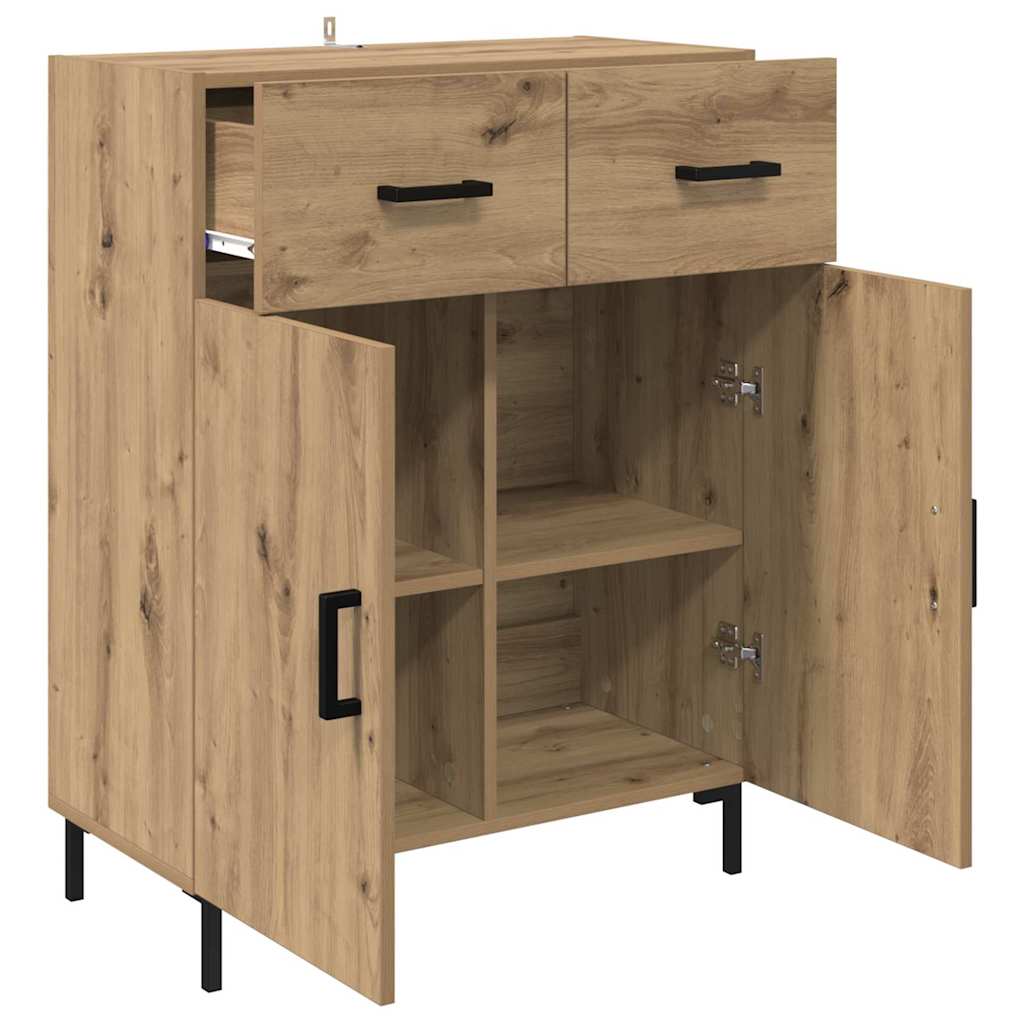 Credenza Rovere artigianale 69,5 x 34 x 90 cm Legno multistrato
