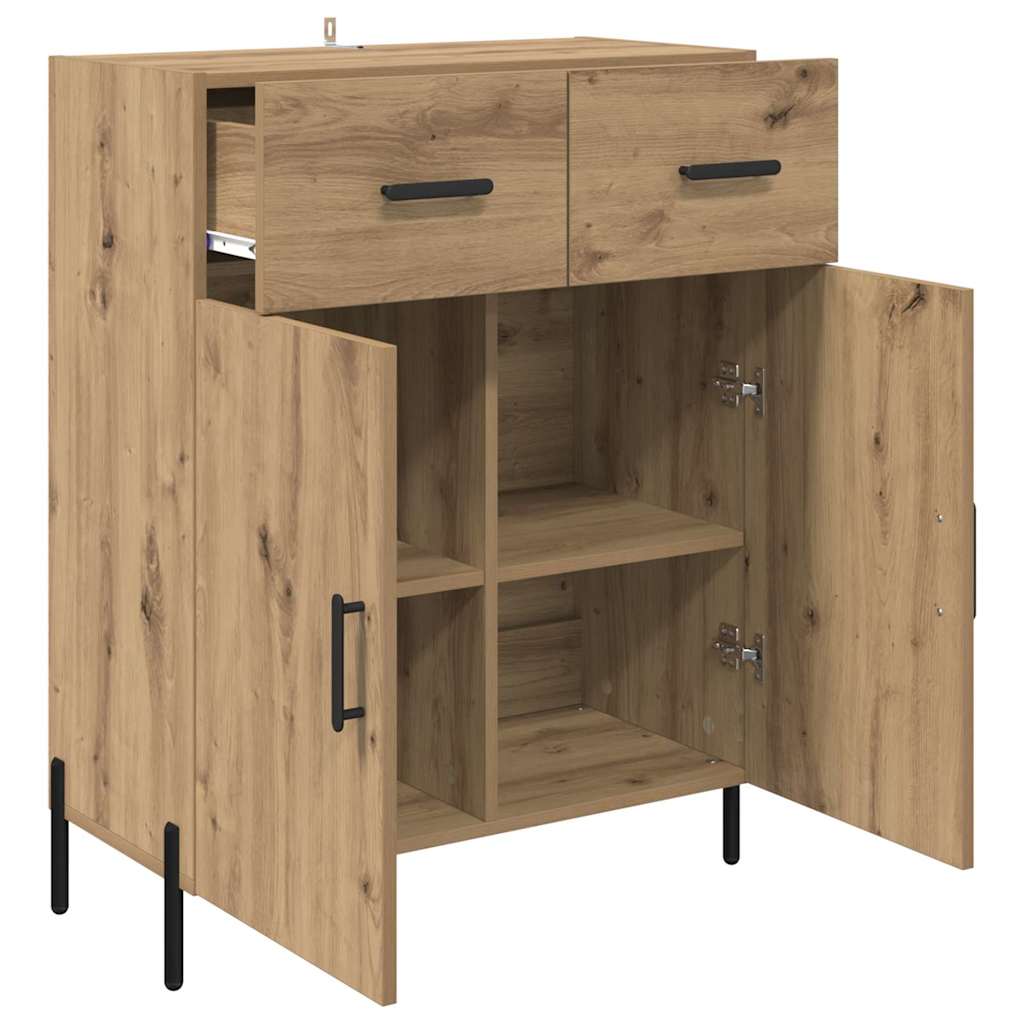 Credenza Rovere artigianale 69,5 x 34 x 90 cm Legno multistrato
