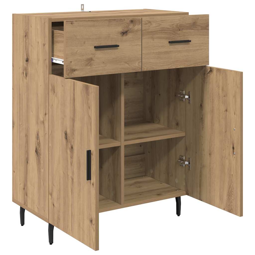 Credenza Rovere artigianale 69,5 x 34 x 90 cm Legno multistrato