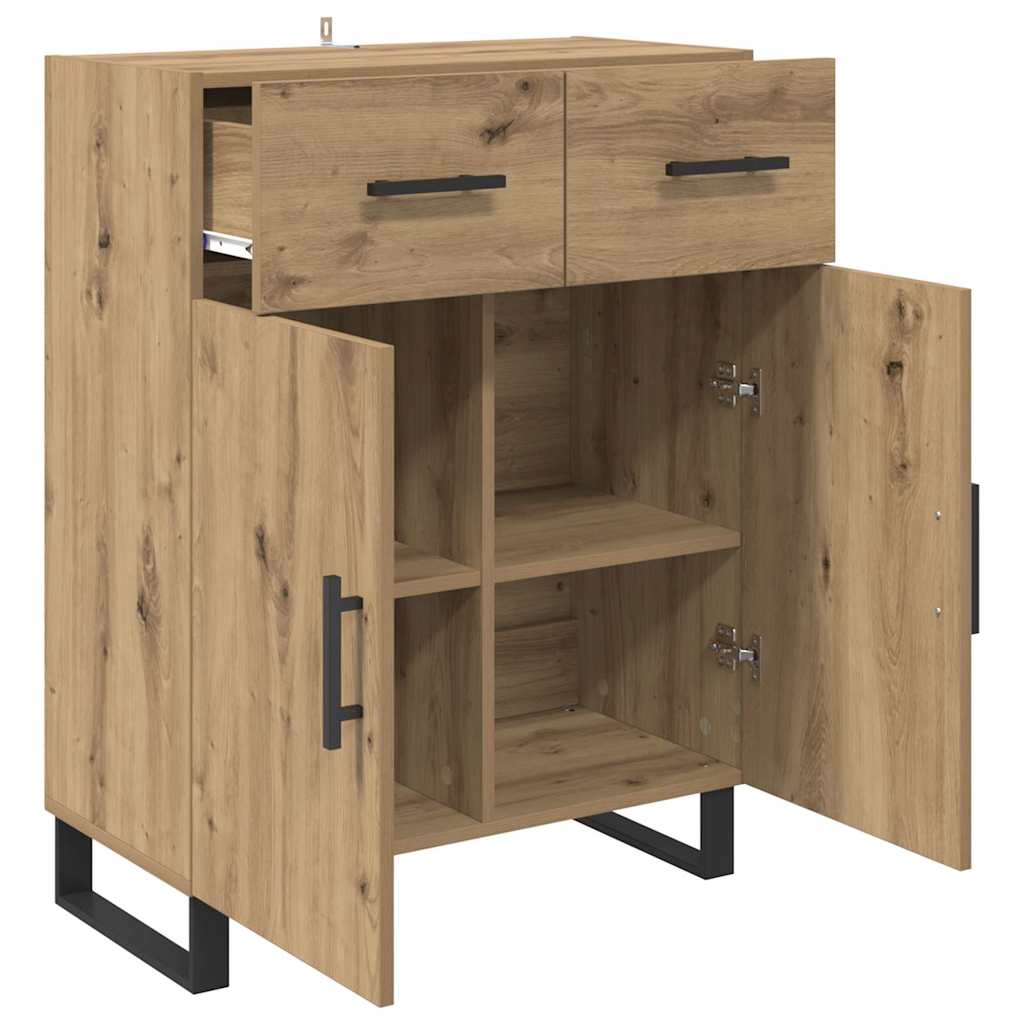 Credenza Rovere artigianale 69,5 x 34 x 90 cm Legno multistrato