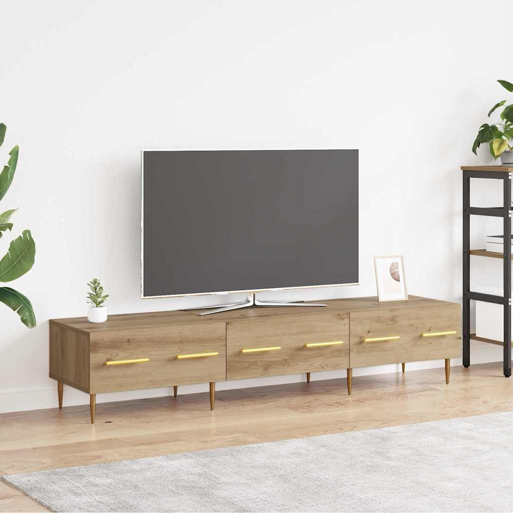 Mobile TV rovere artigianale 150 x 36 x 30 cm Legno multistrato