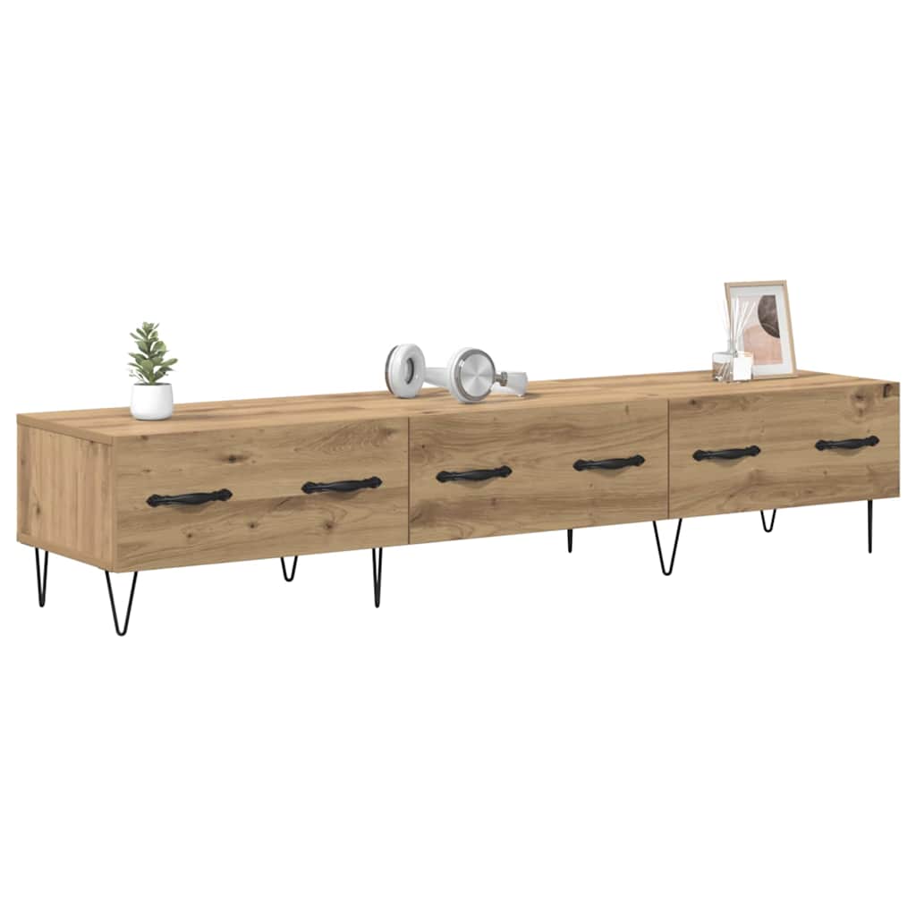 Mobile TV rovere artigianale 150 x 36 x 30 cm Legno multistrato