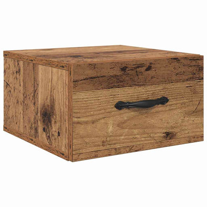 Armadio da Notte con cassetto Legno vecchio 35 x 35 x 20 cm