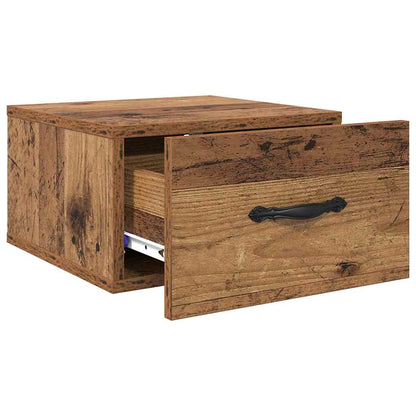Armadio da Notte con cassetto Legno vecchio 35 x 35 x 20 cm