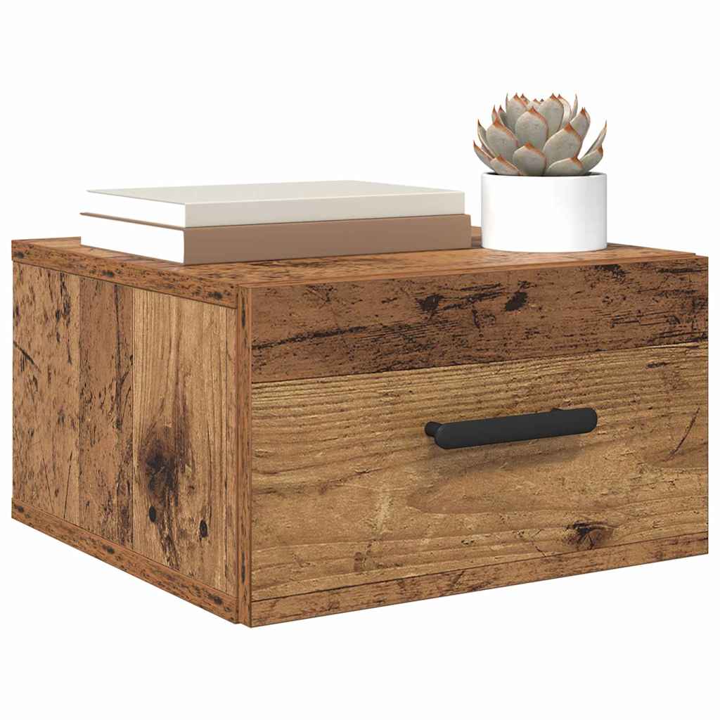 Armadio da Notte 2 pcs Legno vecchio 35 x 35 x 20 cm