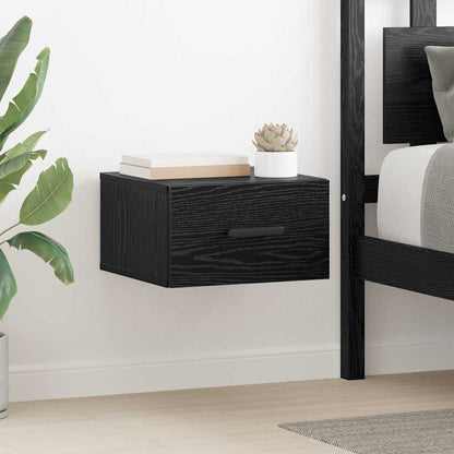 Armadio da Notte 2 pcs Rovere Nero 35 x 35 x 20 cm