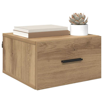 Armadio da Notte 2 pcs rovere artigianale 35 x 35 x 20 cm