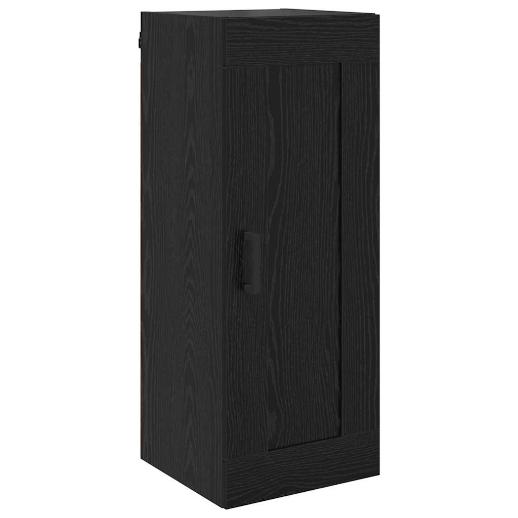 Pensile Rovere Nero 34,5 x 34 x 90 cm Legno multistrato