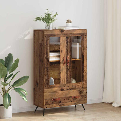 Credenza con cassetto Legno vecchio 69,5 x 31 x 115 cm