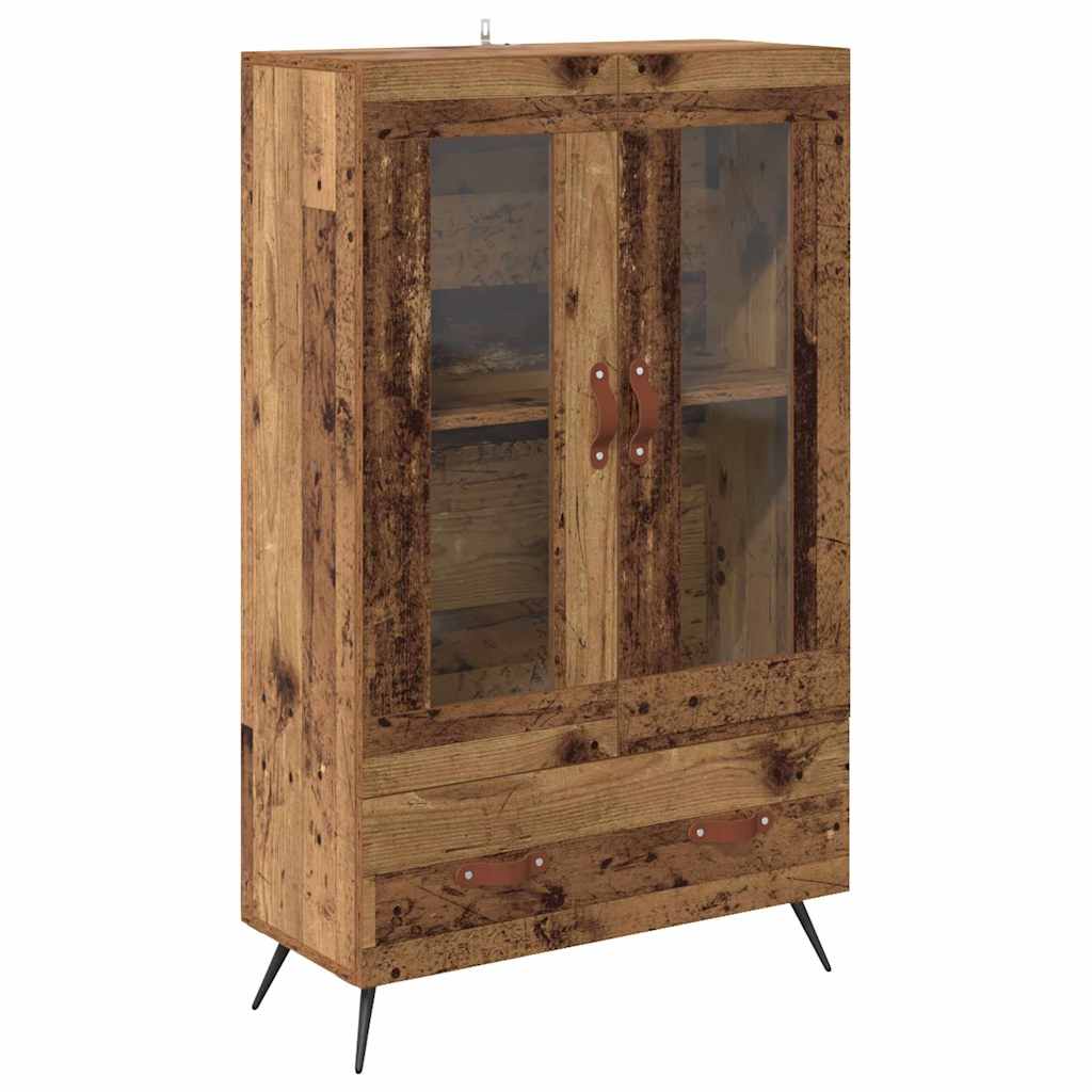 Credenza con cassetto Legno vecchio 69,5 x 31 x 115 cm