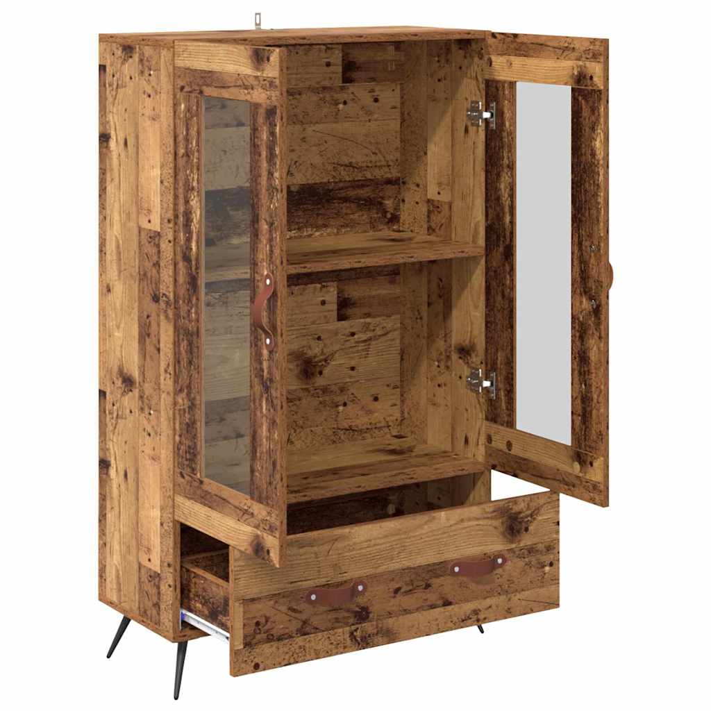 Credenza con cassetto Legno vecchio 69,5 x 31 x 115 cm